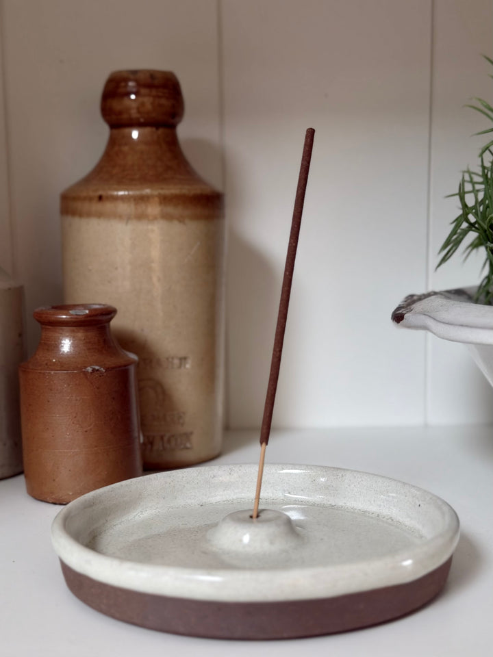Ceramic Incense Holder With Incense Sticks