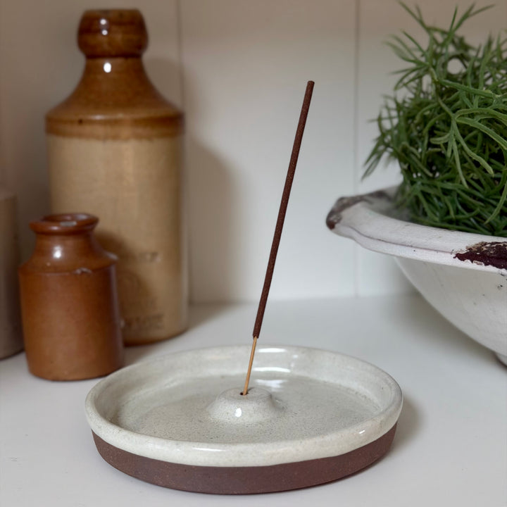 Ceramic Incense Holder With Incense Sticks