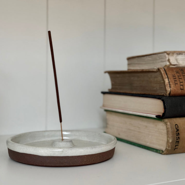 Ceramic Incense Holder With Incense Sticks