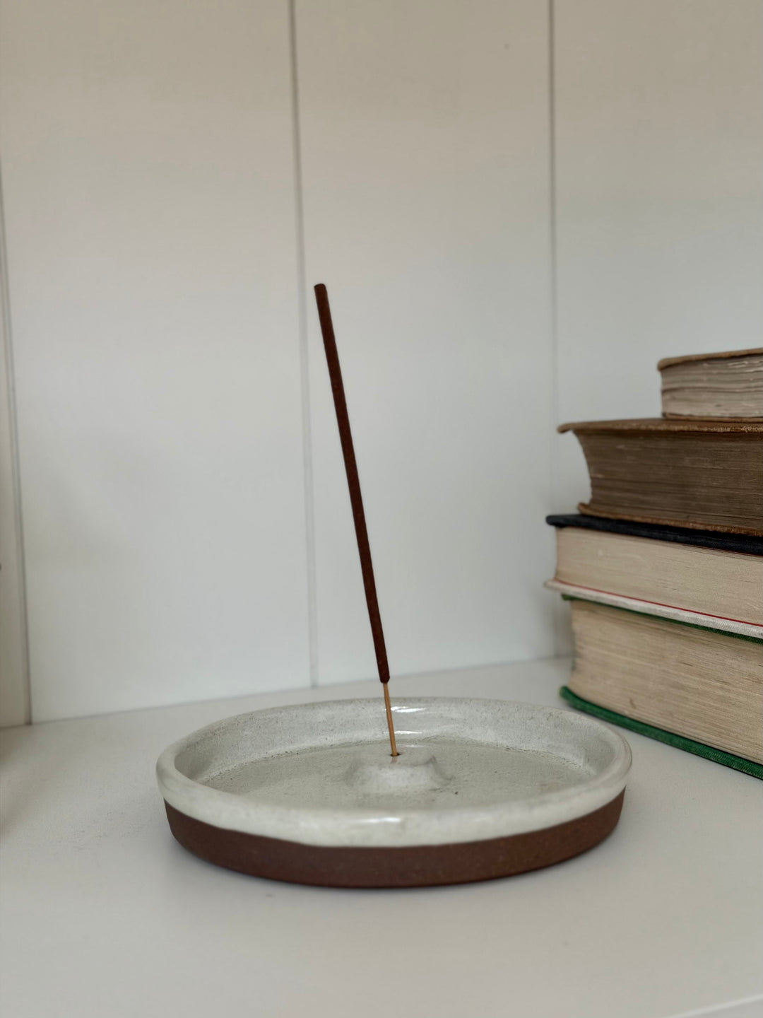 Ceramic Incense Holder With Incense Sticks
