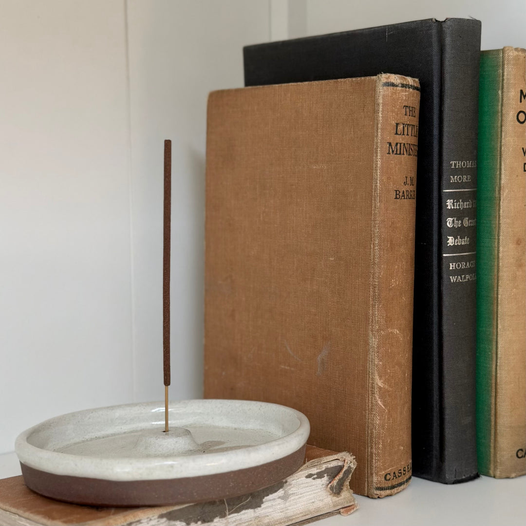 Ceramic Incense Holder With Incense Sticks