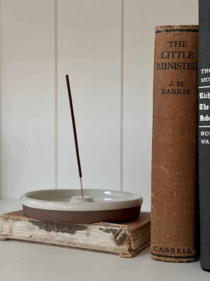 Ceramic Incense Holder With Incense Sticks