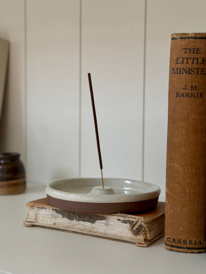 Ceramic Incense Holder With Incense Sticks
