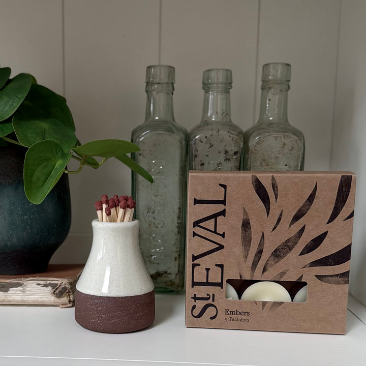 Milk Bottle Match Striker - White
