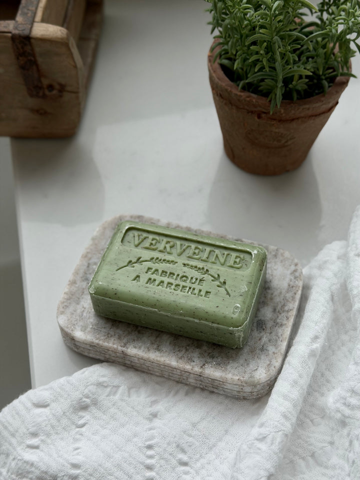 Savon de Marseille - Hand &amp; Body Soap Bar - Crushed Verbena