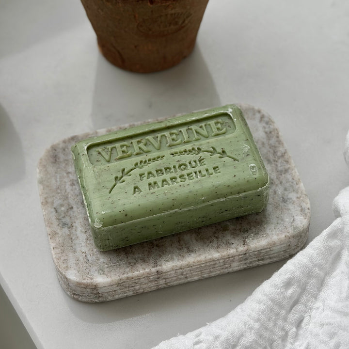 Savon de Marseille - Hand &amp; Body Soap Bar - Crushed Verbena