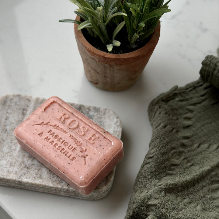 Savon de Marseille - Hand &amp; Body Soap - Rose Petals