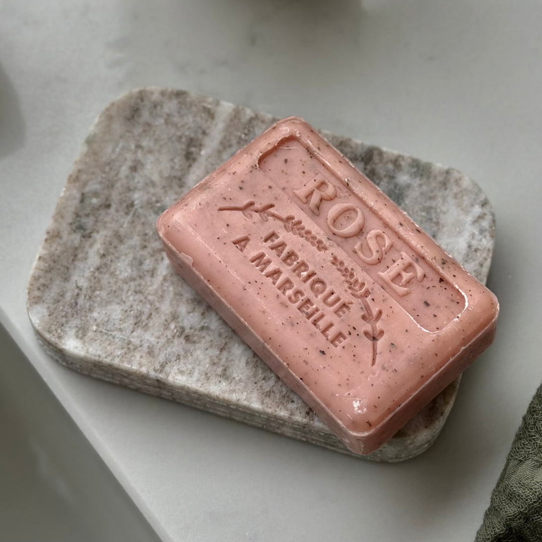 Savon de Marseille - Hand &amp; Body Soap - Rose Petals