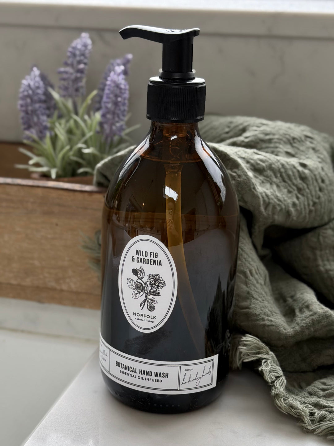 Norfolk Natural Living - Hand Wash - Wild Fig &amp; Gardenia (500ml)