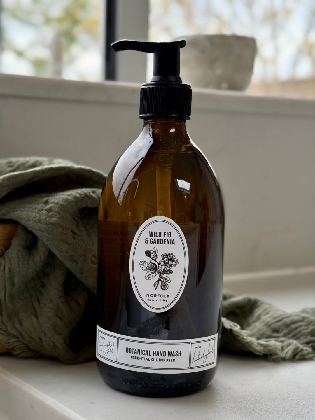 Norfolk Natural Living - Hand Wash - Wild Fig &amp; Gardenia (500ml)