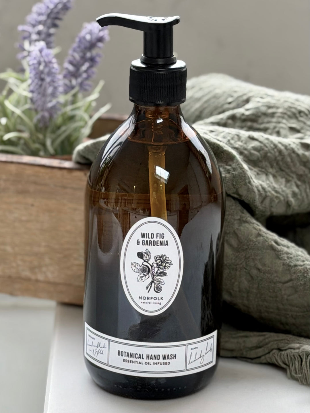 Norfolk Natural Living - Hand Wash - Wild Fig &amp; Gardenia (500ml)