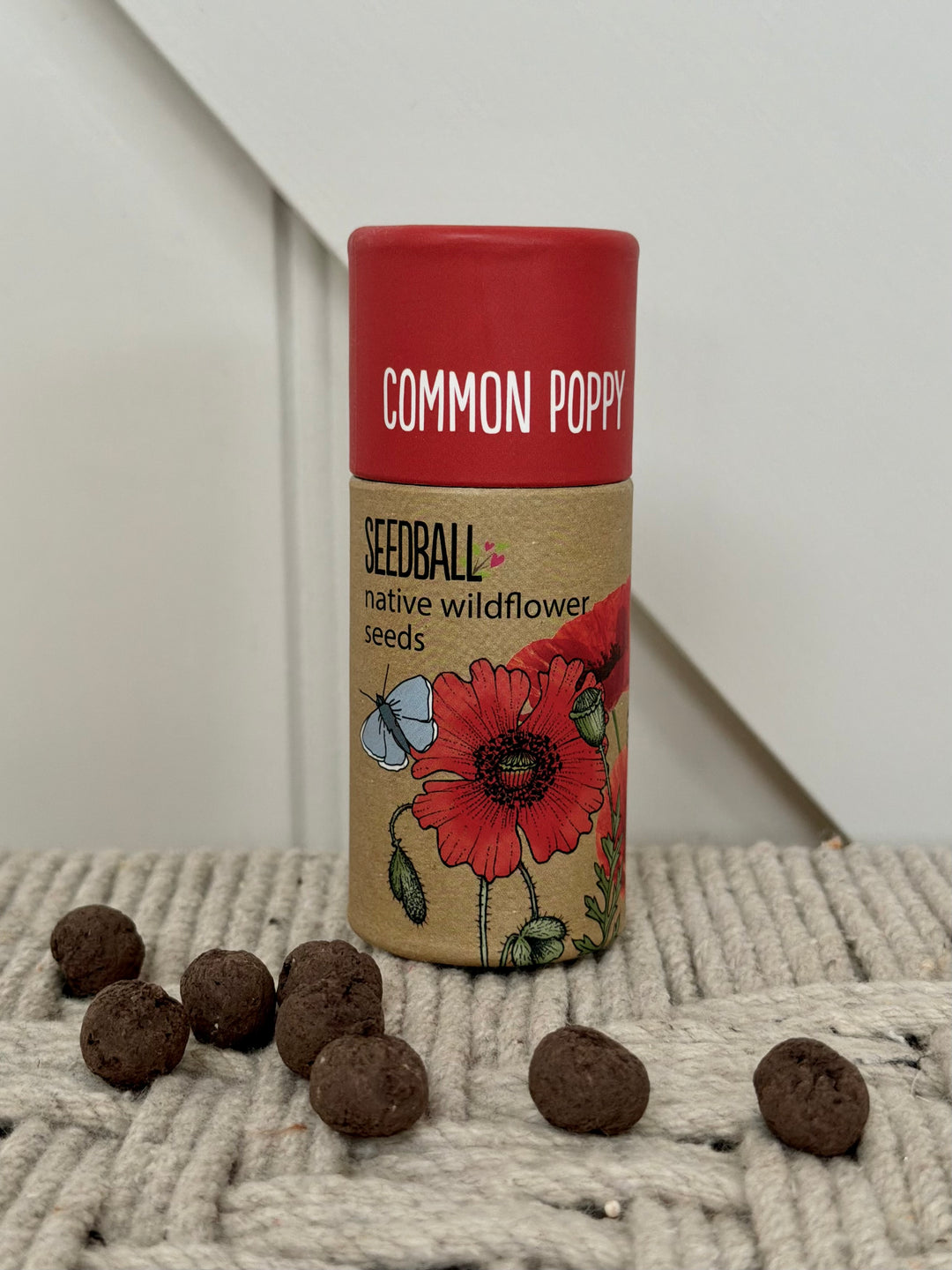 Wildflower Seedball Tube - Poppy Seeds