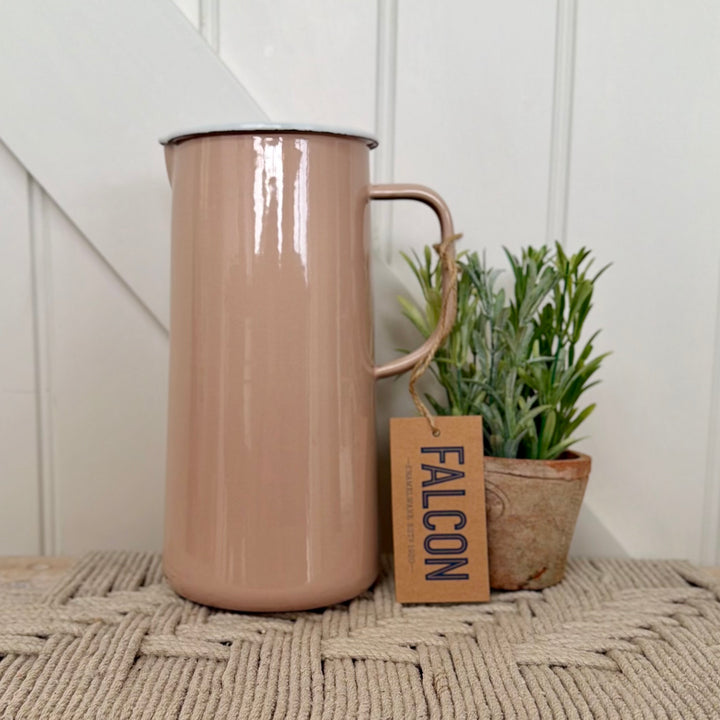 Falcon Enamelware - Water Jug - Marie Rose Beige