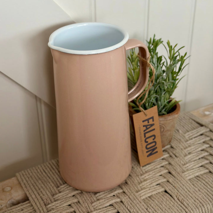 Falcon Enamelware - Water Jug - Marie Rose Beige