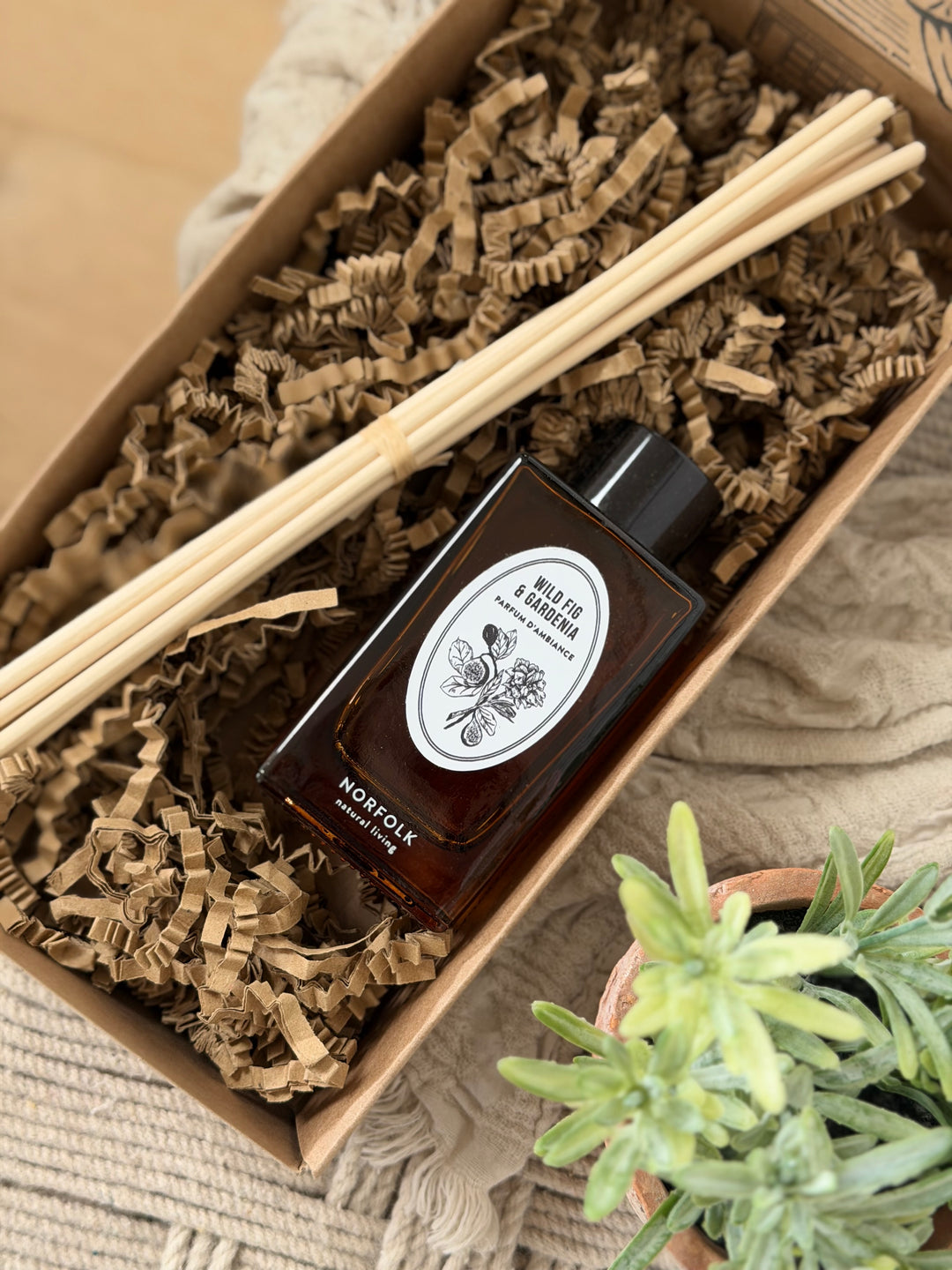 Norfolk Natural Living - Diffuser Oil Set - Wild Fig &amp; Gardenia