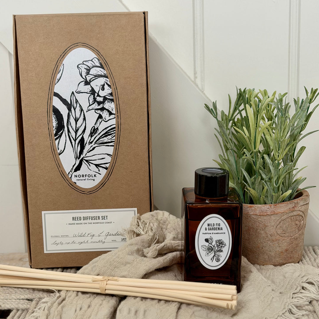 Norfolk Natural Living - Diffuser Oil Set - Wild Fig &amp; Gardenia
