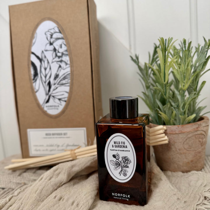 Norfolk Natural Living - Diffuser Oil Set - Wild Fig &amp; Gardenia