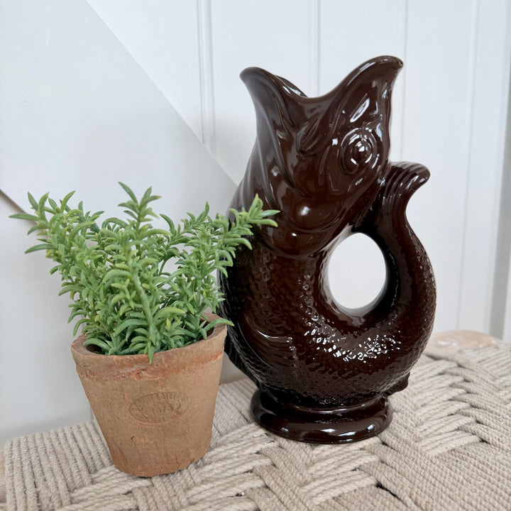 Gluggle Jug - Cocoa Bean Brown - Large