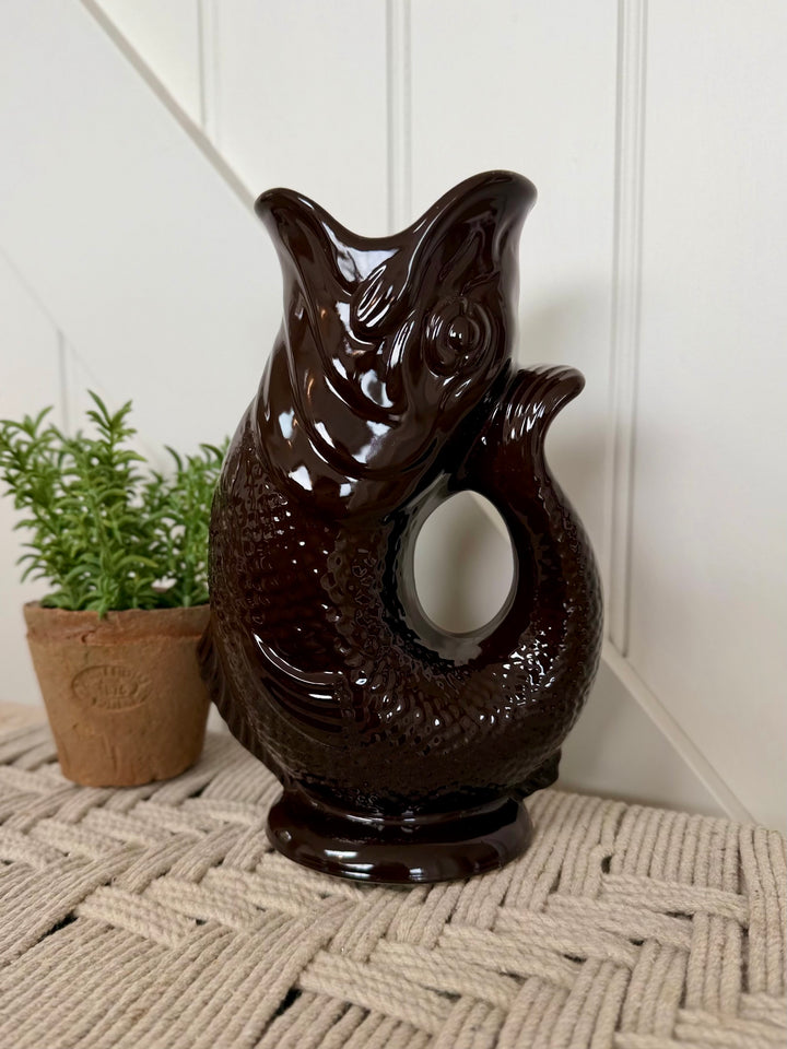 Gluggle Jug - Cocoa Bean Brown - Large