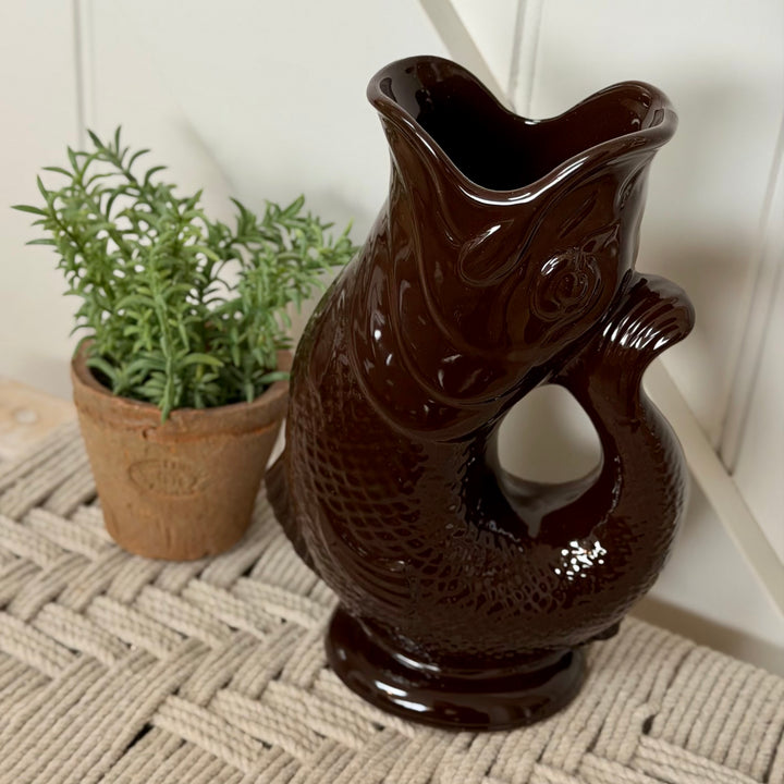 Gluggle Jug - Cocoa Bean Brown - Large