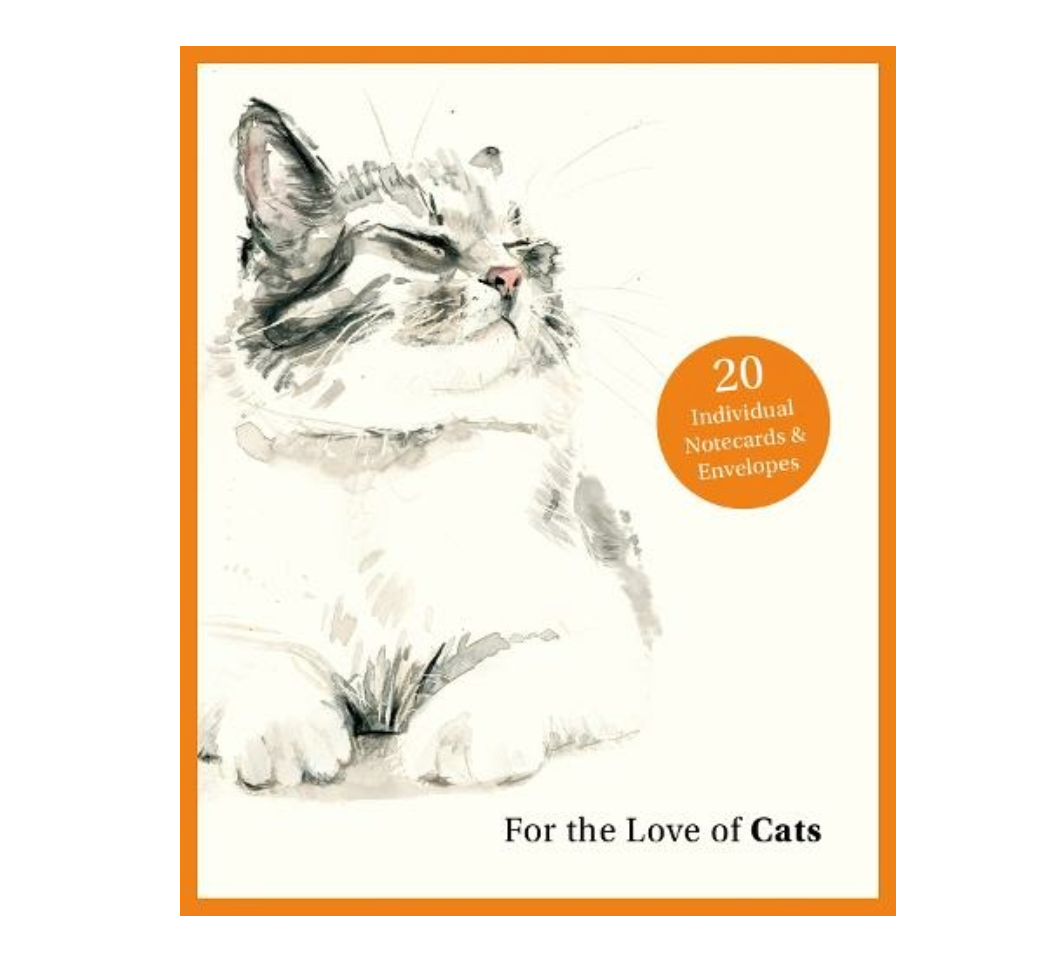 For The Love Of Cats: 20 Individual Notecards and Envelopes