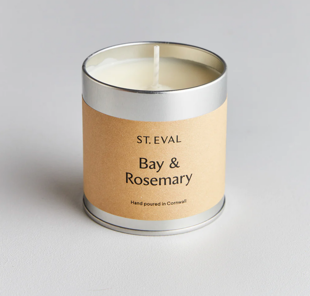 St. Eval Tin Candle - Bay & Rosemary