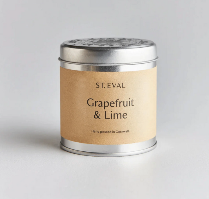 St. Eval Scented Tin Candle - Grapefruit & Lime