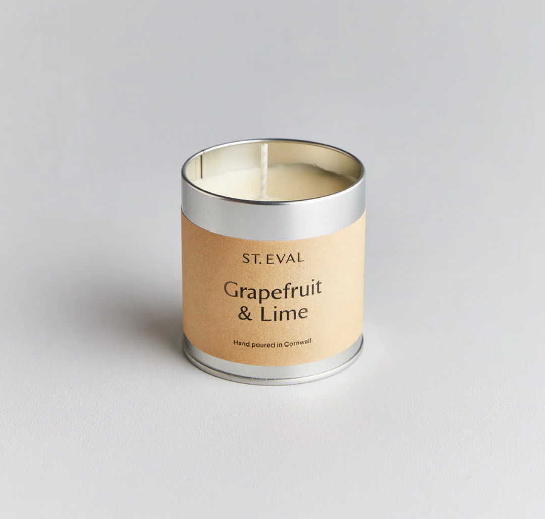 St. Eval Scented Tin Candle - Grapefruit & Lime