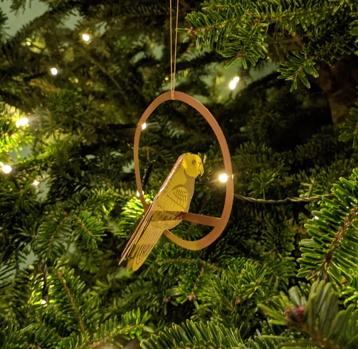 Another Studio - Brass Bird Hanging Ornament