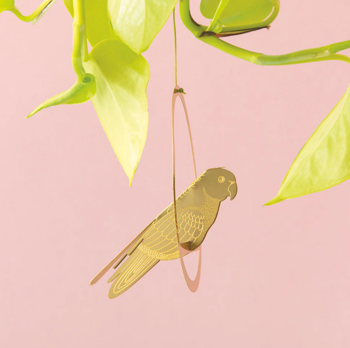 Another Studio - Brass Bird Hanging Ornament