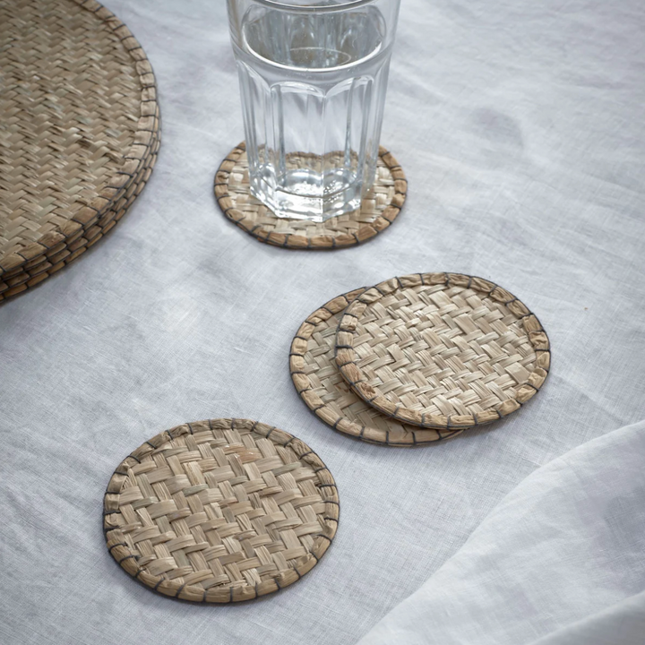 Also Home - Seagrass Coasters - Set Of 4