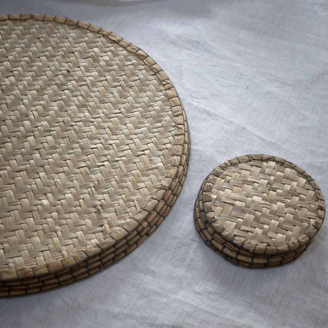 Also Home - Seagrass Coasters - Set Of 4