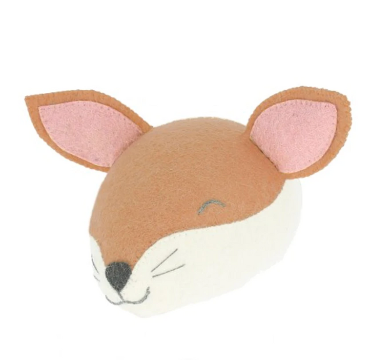 Fiona Walker England - Sleepy Fox Head Wall Hanging