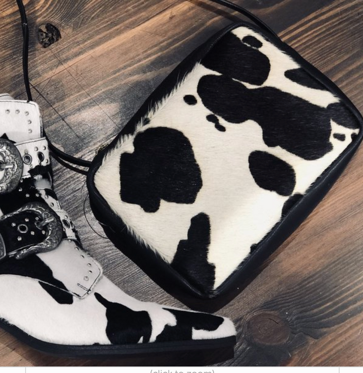 Hydestyle London - Leather Bag - Cow Print