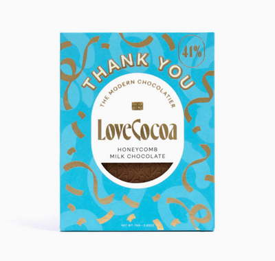 Love Cocoa - Thank You - Honeycomb Chocolate Bar