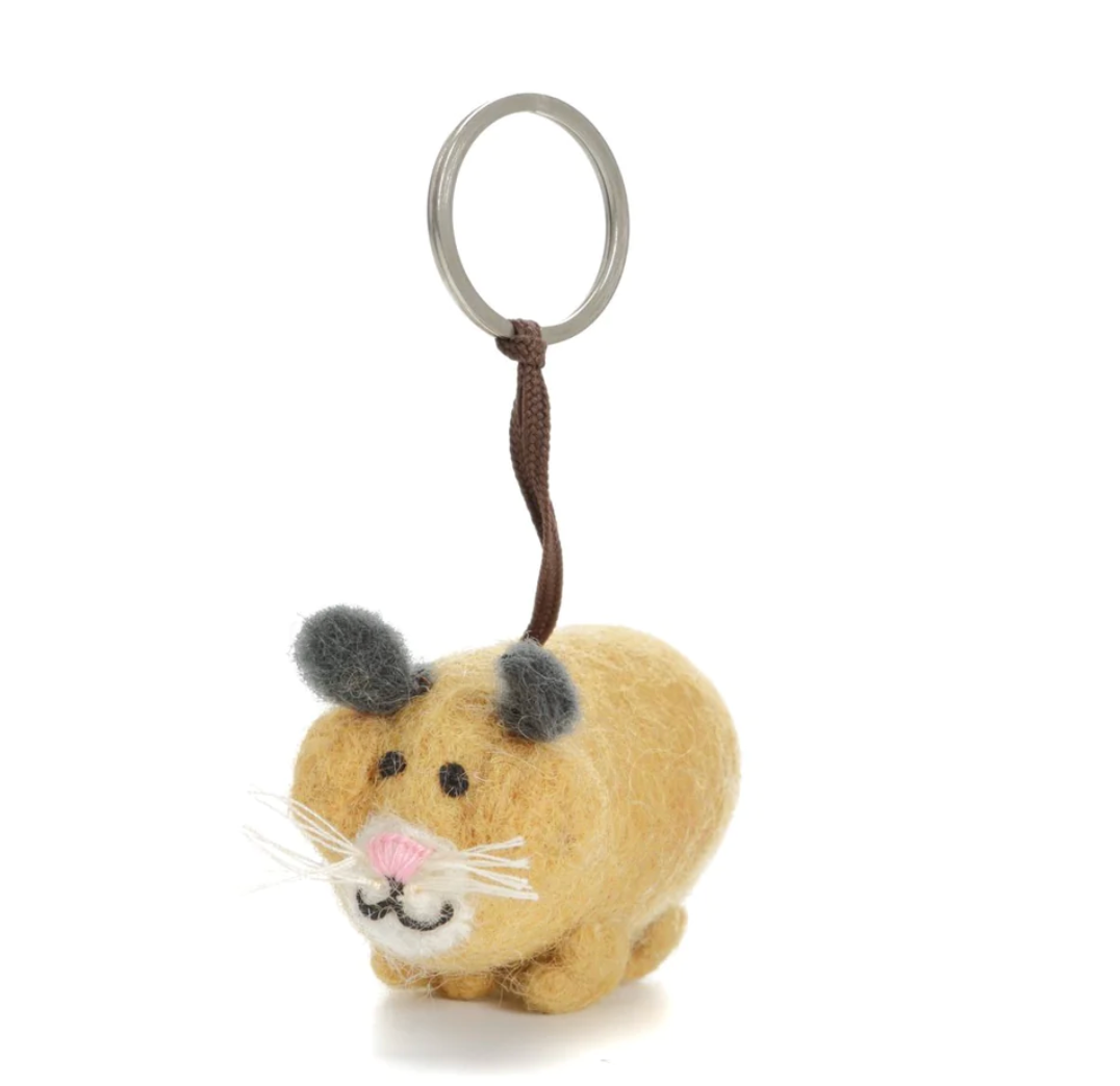 Amica Felt - Hamster Keyring