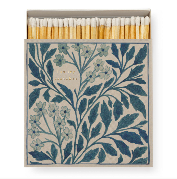 Archivist Gallery - Blue Floral Matches by Wanderlust Paper Co.