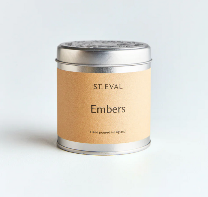 St. Eval Tin Candle - Embers