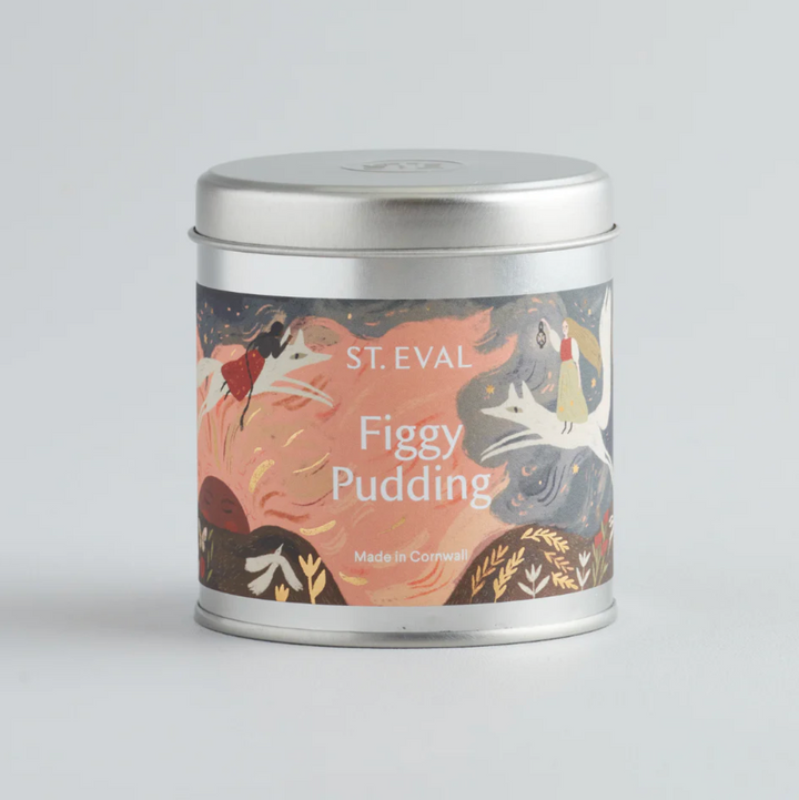 St. Eval Tin Candle - Christmas Figgy Pudding