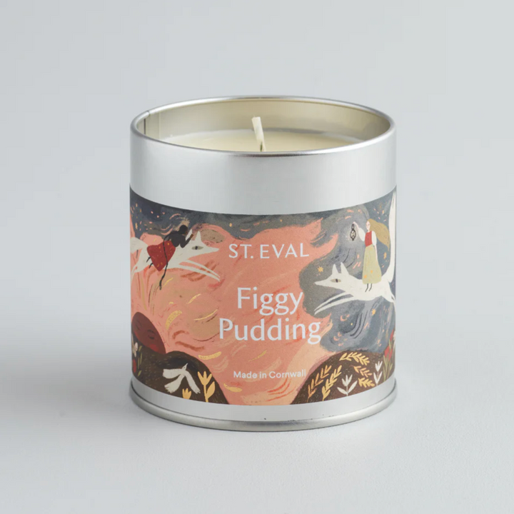 St. Eval Tin Candle - Christmas Figgy Pudding