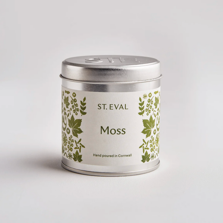 St. Eval Tin Candle - Folk Moss