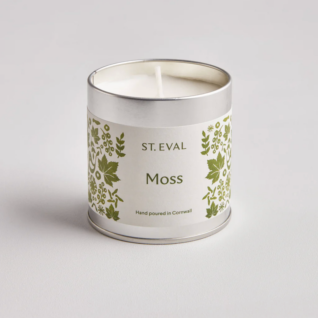 St. Eval Tin Candle - Folk Moss