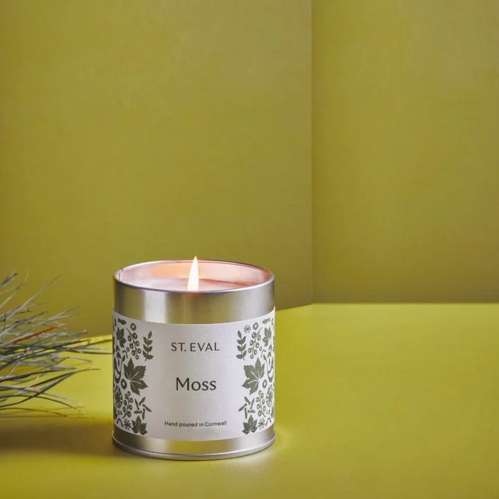 St. Eval Tin Candle - Folk Moss