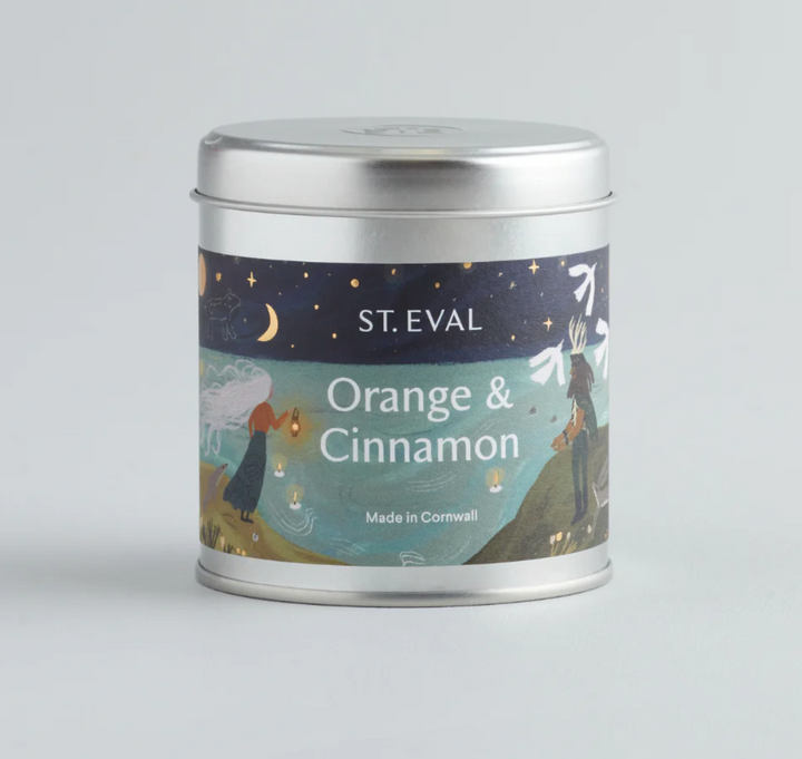 St. Eval Tin Candle - Christmas Orange & Cinnamon