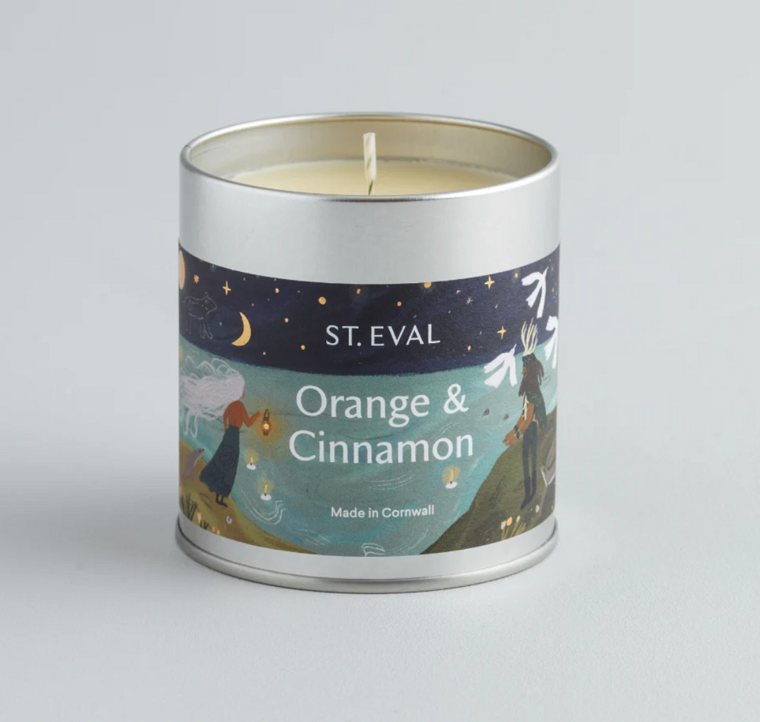 St. Eval Tin Candle - Christmas Orange & Cinnamon