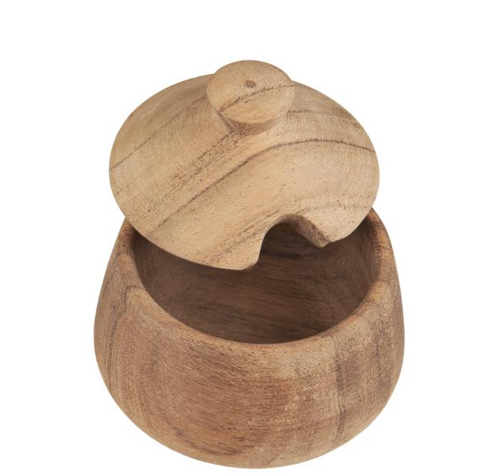 Acacia Wood Salt Cellar