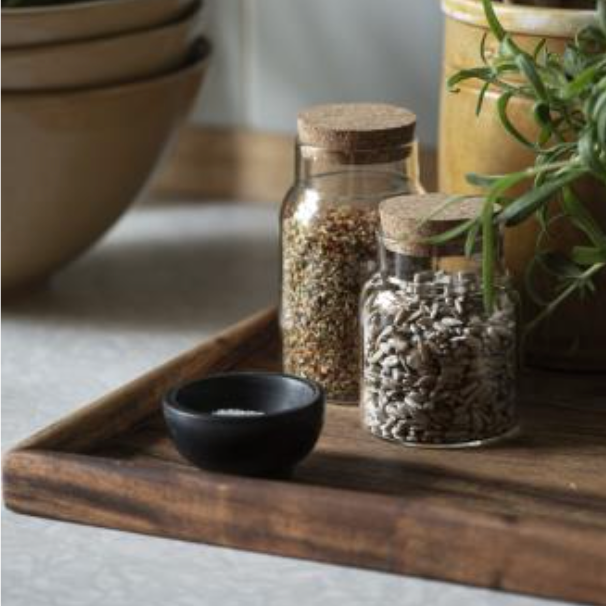 Mini Stone Bowl & Spoon