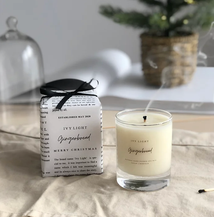 Ivy Light Scented Candle - Gingerbread