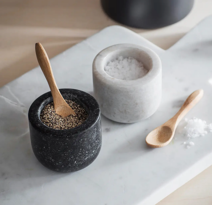 Salt & Pepper Pots In Marble & Granite