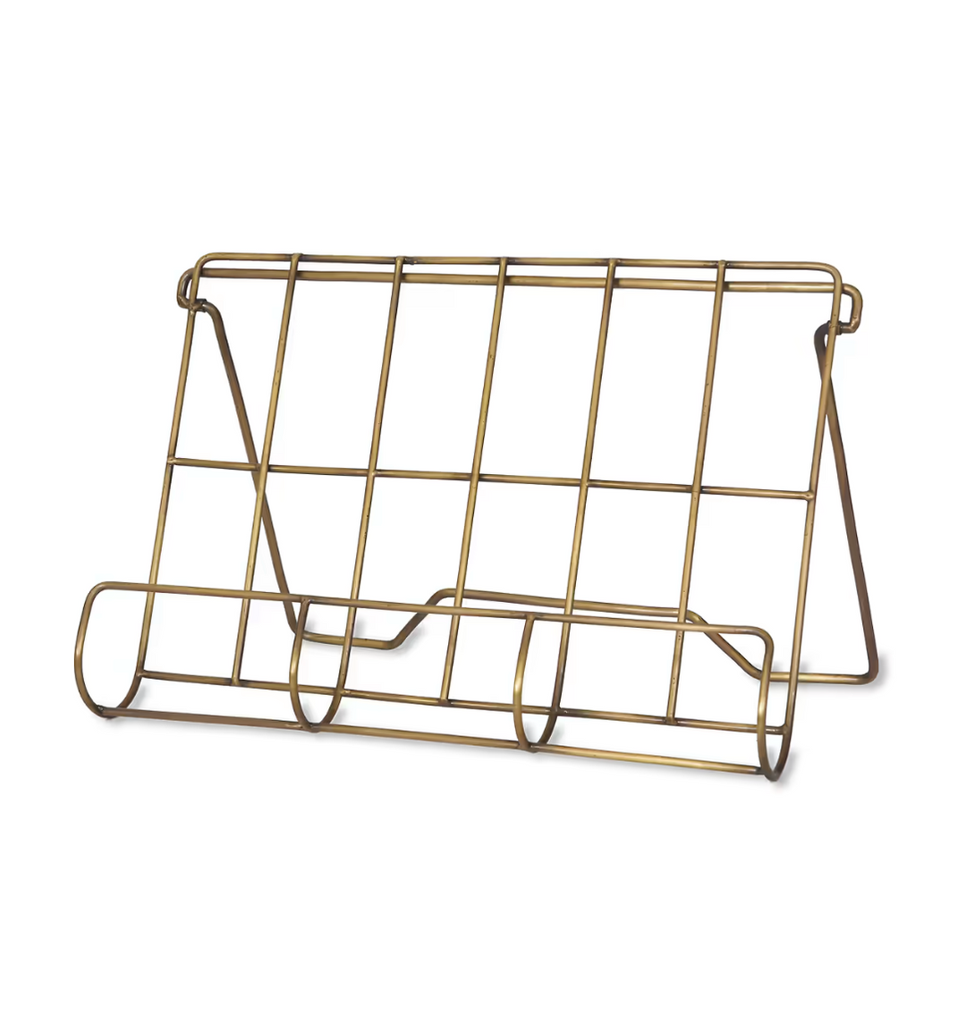 Cook Book Holder - Antique Brass